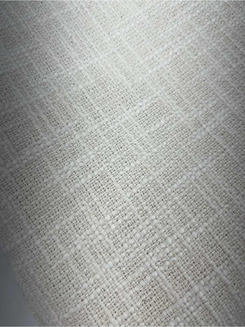 West Elm Midcentury Textured Weave cotton Curtain cream ivory off white